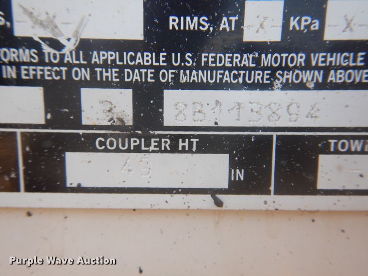 image for item DK8143 2008 Timpte  grain trailer