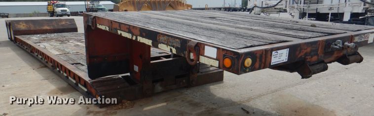 image for item DL0140 1995 Trail King TK70MG-482  lowboy equipment trailer