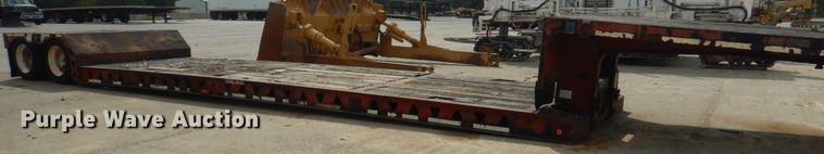 image for item DL0140 1995 Trail King TK70MG-482  lowboy equipment trailer