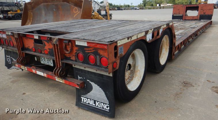 image for item DL0140 1995 Trail King TK70MG-482  lowboy equipment trailer