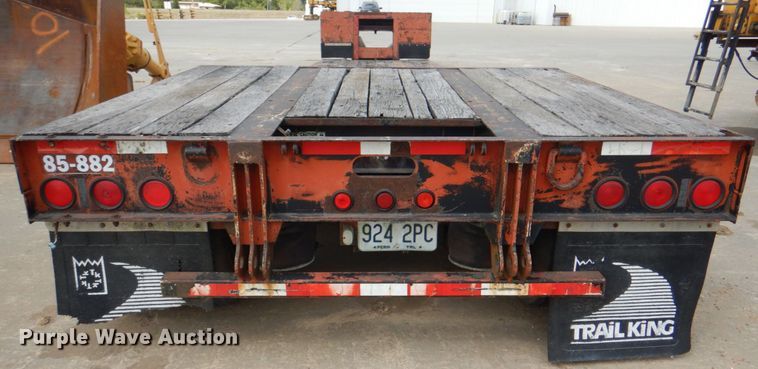image for item DL0140 1995 Trail King TK70MG-482  lowboy equipment trailer