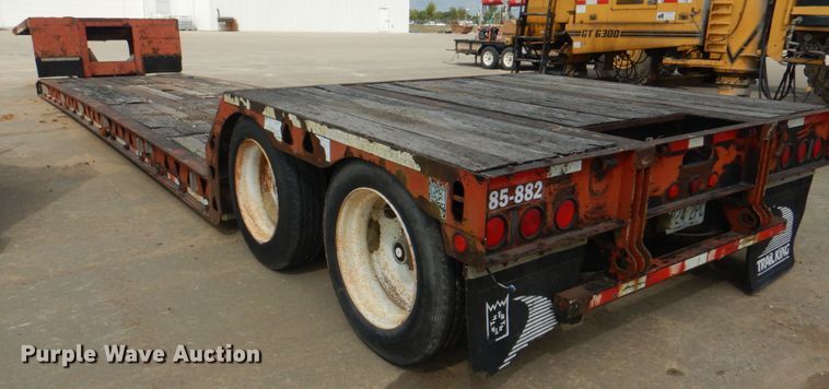 image for item DL0140 1995 Trail King TK70MG-482  lowboy equipment trailer