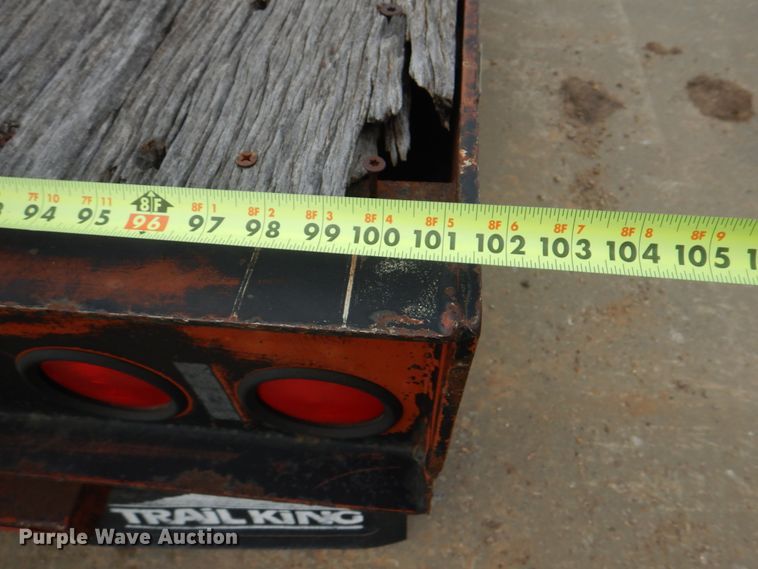 image for item DL0140 1995 Trail King TK70MG-482  lowboy equipment trailer