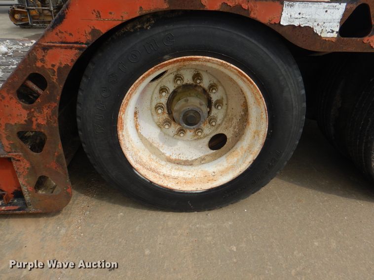 image for item DL0140 1995 Trail King TK70MG-482  lowboy equipment trailer