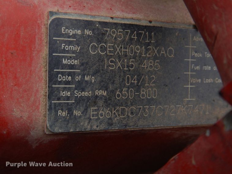 image for item DL0548 2013 Kenworth T800  semi truck