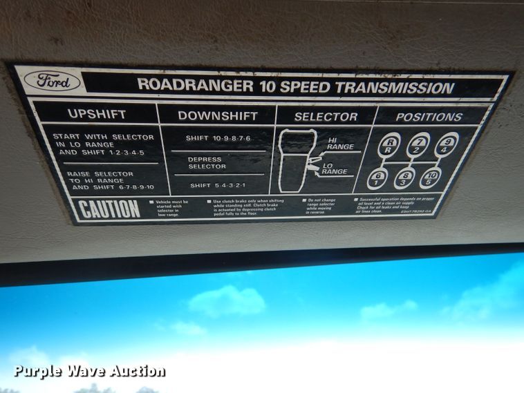 image for item DL3113 1998 Ford Aeromax  semi truck