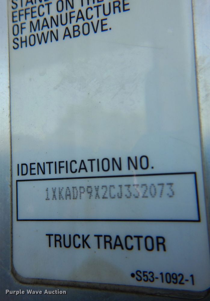 image for item DM5080 2012 Kenworth T660  semi truck