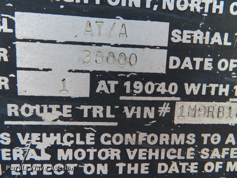 image for item DN5938 1994 Mickey AT/A  delivery trailer