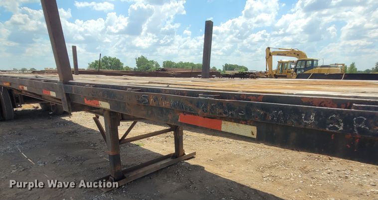 image for item FC9047 1977 Hobbs  flatbed trailer