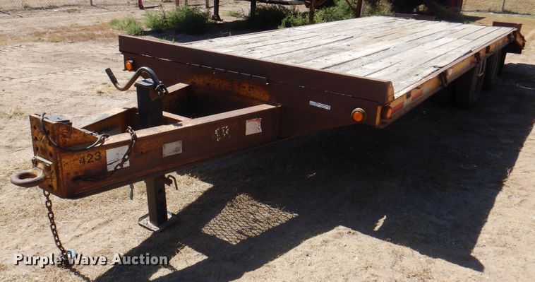 image for item GP9482 2002 Belshe  equipment trailer