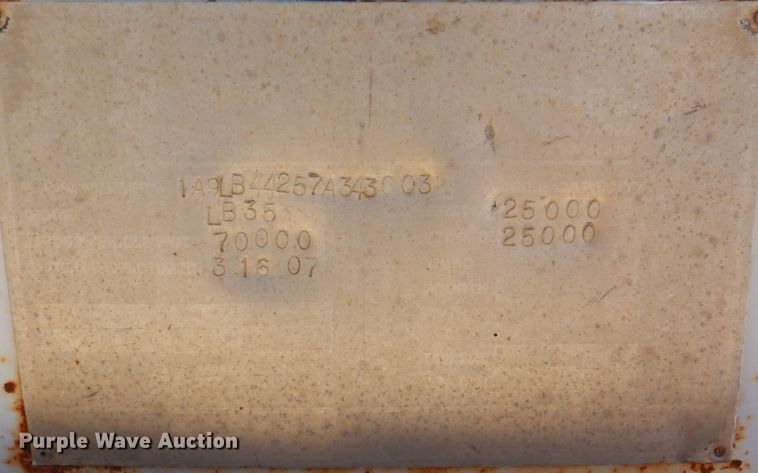 image for item GP9484 2007 Atoka  equipment trailer