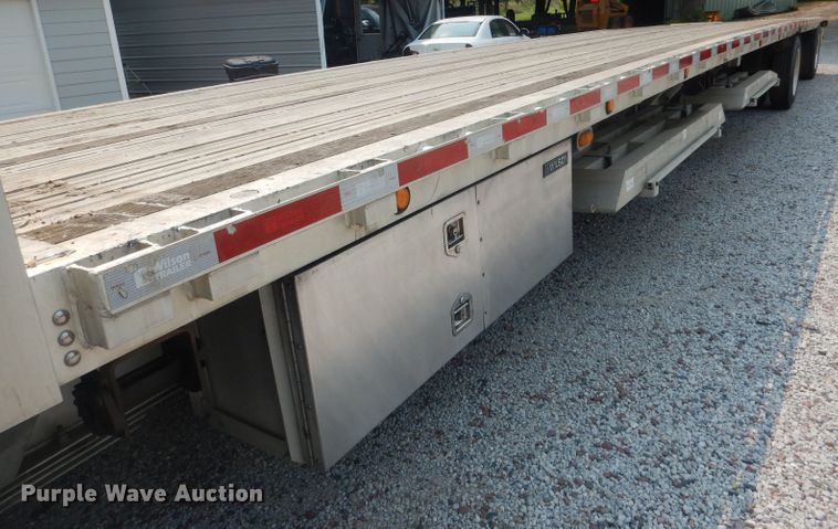 image for item HU9279 2013 Wilson AD 1080  drop deck trailer
