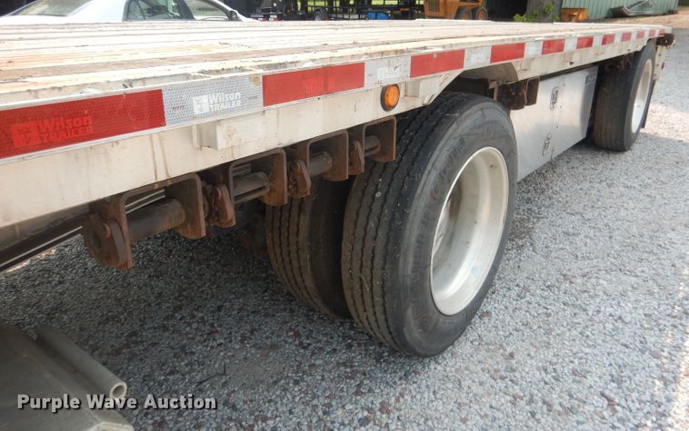 image for item HU9279 2013 Wilson AD 1080  drop deck trailer