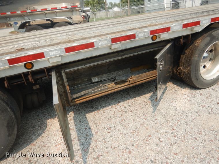 image for item HU9279 2013 Wilson AD 1080  drop deck trailer