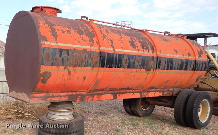 image for item IN9667 Shop built tank trailer