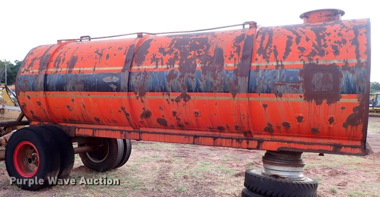 image for item IN9667 Shop built tank trailer