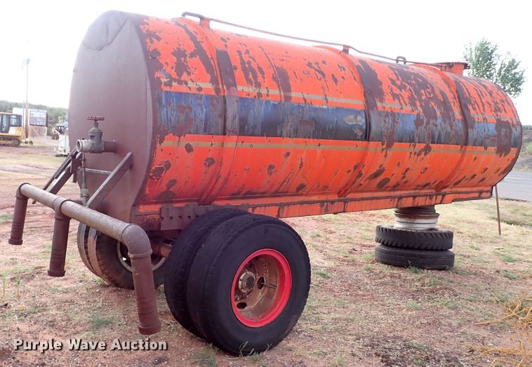 image for item IN9667 Shop built tank trailer