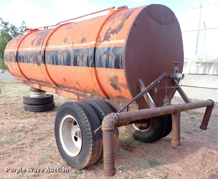 image for item IN9667 Shop built tank trailer