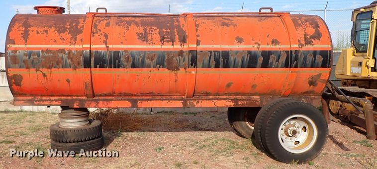 image for item IN9667 Shop built tank trailer