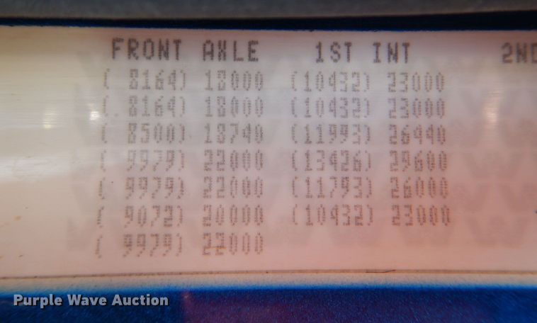 image for item IR9142 2012 Western Star 4900EX  semi truck