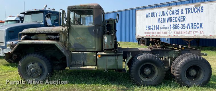 image for item JQ9614 1968 Kaiser Jeep M54  semi truck