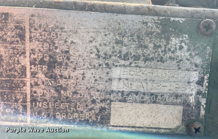 image for item JQ9614 1968 Kaiser Jeep M54  semi truck