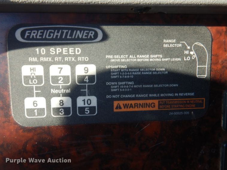 image for item KW9787 2010 Freightliner Century Class ST120  semi truck