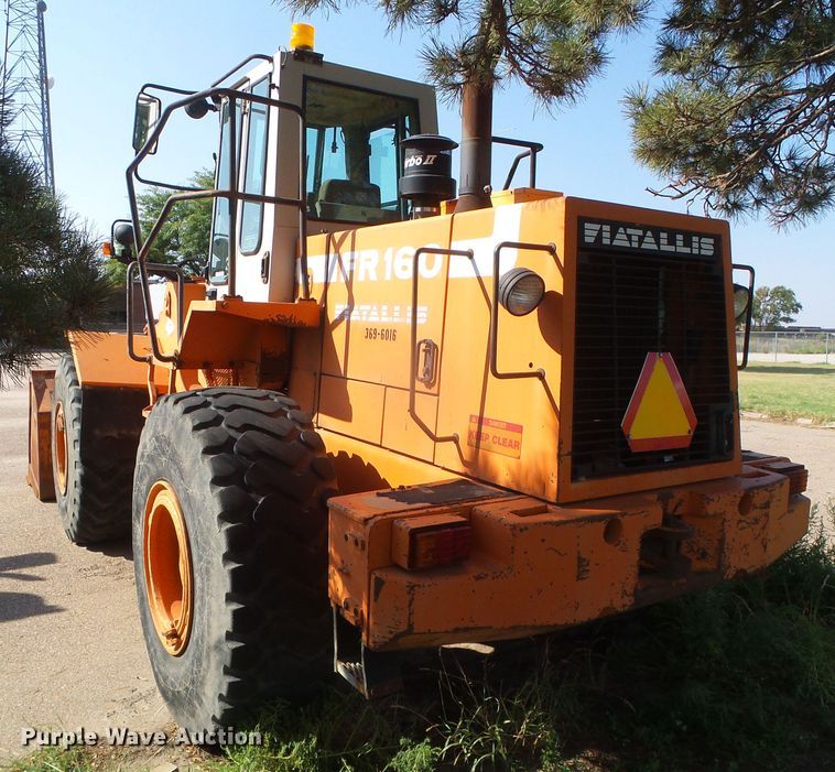 image for item GP9496 1996 Fiat-Allis FR160  wheel loader