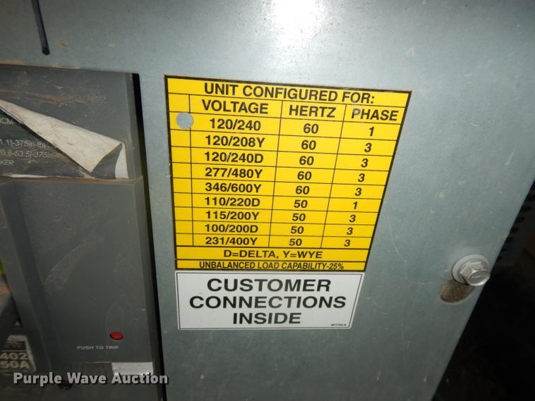 image for item KC9055 2008 Generac QT05554AVSNA  generator