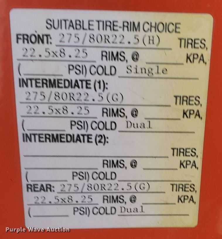 image for item KK9272 2001 Sterling LT7501  dump truck