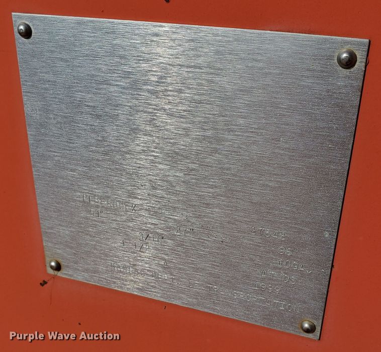 image for item KK9275 1999 Palmer PLB-600X fuel tank trailer