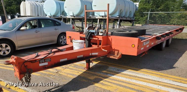 image for item KK9276 2001 Felling FT-40  tilt deck equipment trailer