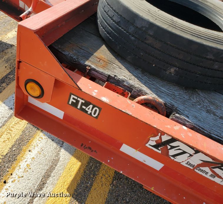 image for item KK9276 2001 Felling FT-40  tilt deck equipment trailer