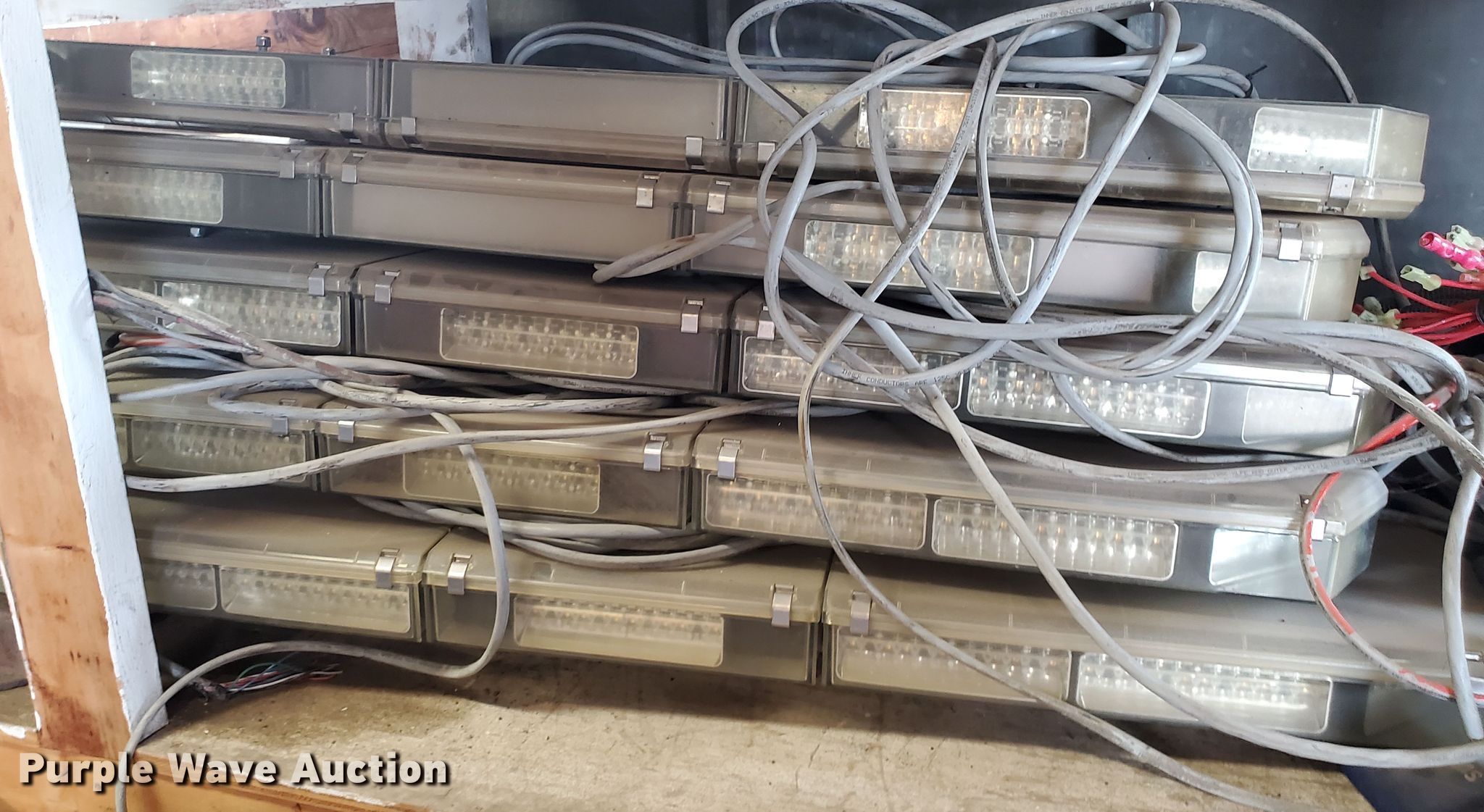 (12) Code 3 RX2700 light bars in Salina, KS | Item KK9229 sold | Purple ...