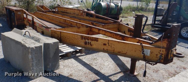 image for item DG1724 1999 Belshe T-18  equipment trailer