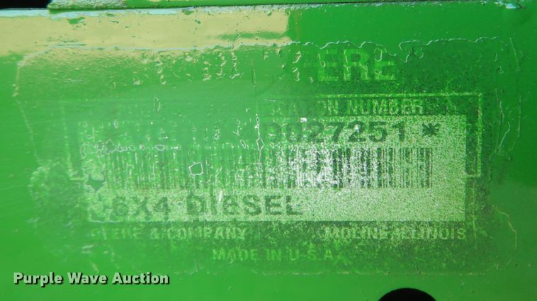 image for item DG1787 2000 John Deere Gator 6X4  utility vehicle