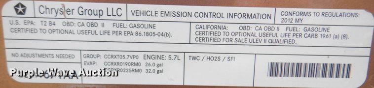 image for item DG1832 2012 Dodge Ram 1500  Crew Cab pickup truck