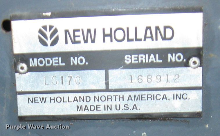 image for item DI2769 2001 New Holland LS170  skid steer loader