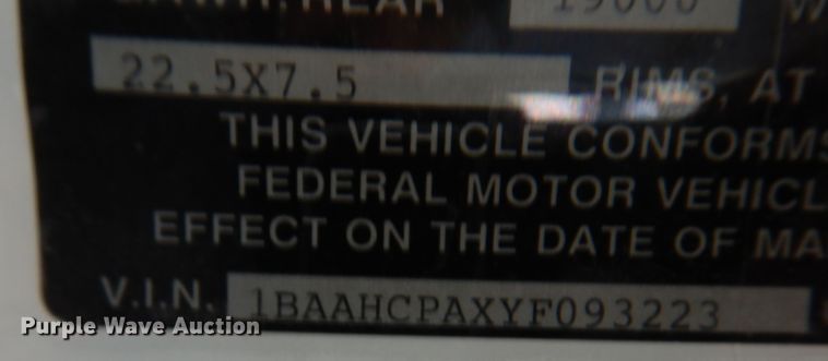 image for item DI5304 2000 Blue Bird TC2000  school bus