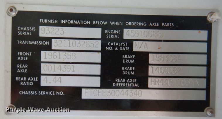 image for item DI5304 2000 Blue Bird TC2000  school bus