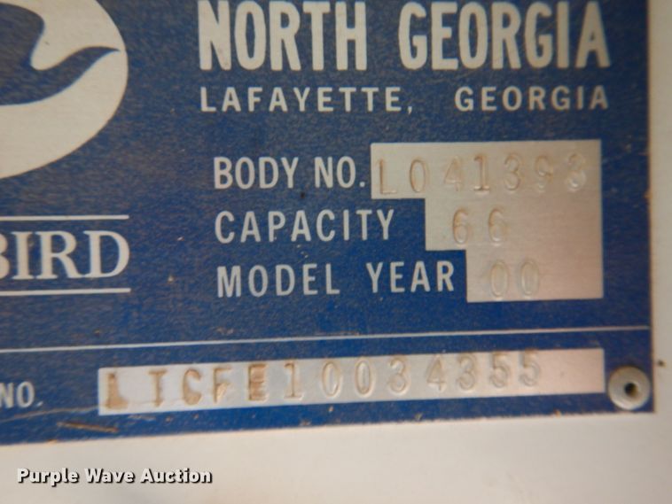 image for item DI5304 2000 Blue Bird TC2000  school bus