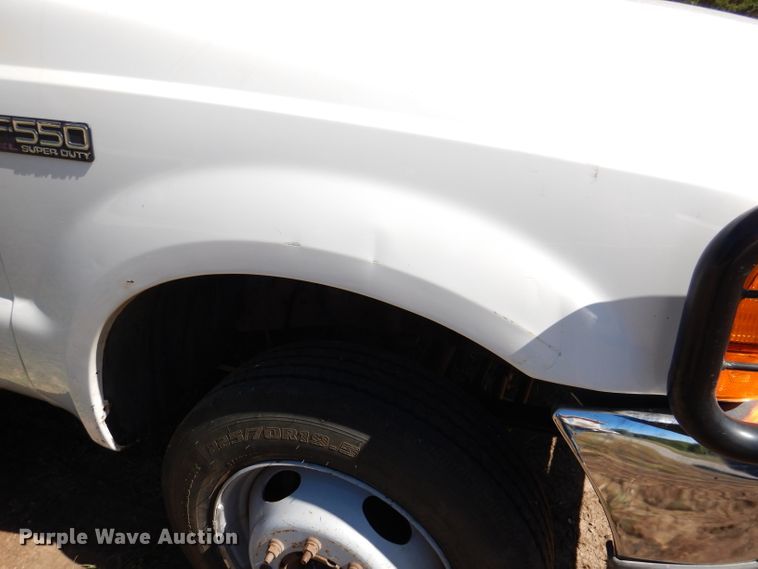 image for item DL3147 2001 Ford F550  flatbed truck