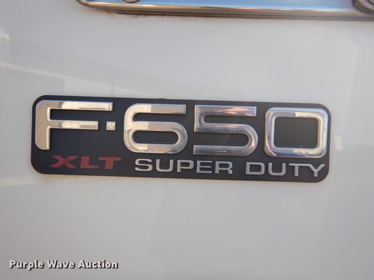 image for item DL6330 2008 Ford F650 Super Duty XLT  truck cab and chassis