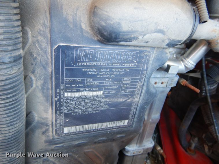 image for item DL6366 2009 International DuraStar 4300  truck cab and chassis