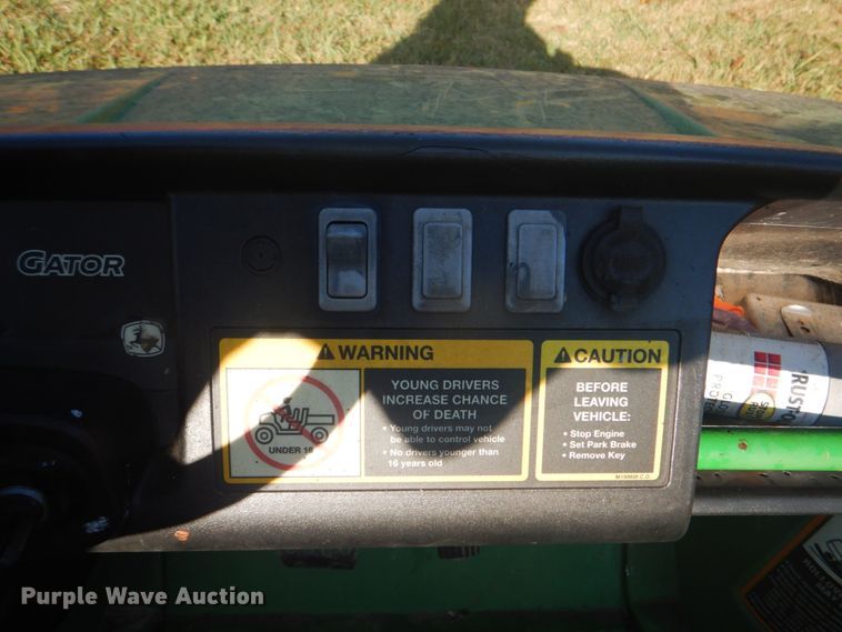 image for item DM3836 2015 John Deere Gator  utility vehicle