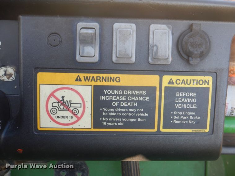 image for item DM3836 2015 John Deere Gator  utility vehicle