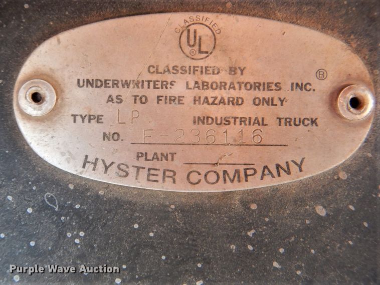 image for item DM3965 Hyster S50T  forklift