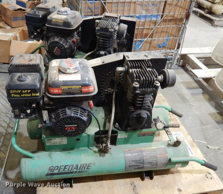 image for item DM5147 (2) Speedaire 1VN93 air compressors