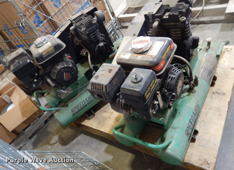image for item DM5147 (2) Speedaire 1VN93 air compressors