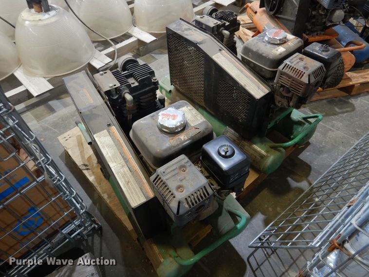 image for item DM5147 (2) Speedaire 1VN93 air compressors